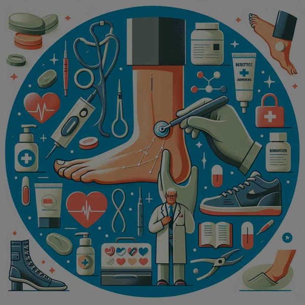 Comment prévenir les complications du pied diabétique par des soins podologiques appropriés?