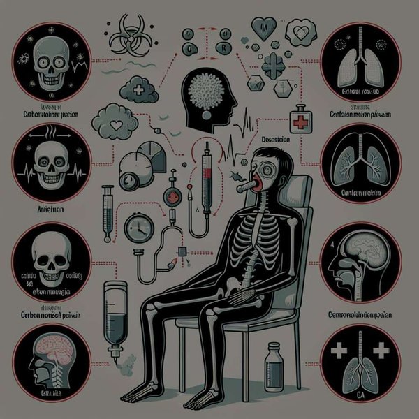 Quels sont les signes cliniques d'une intoxication aiguë au monoxyde de carbone?