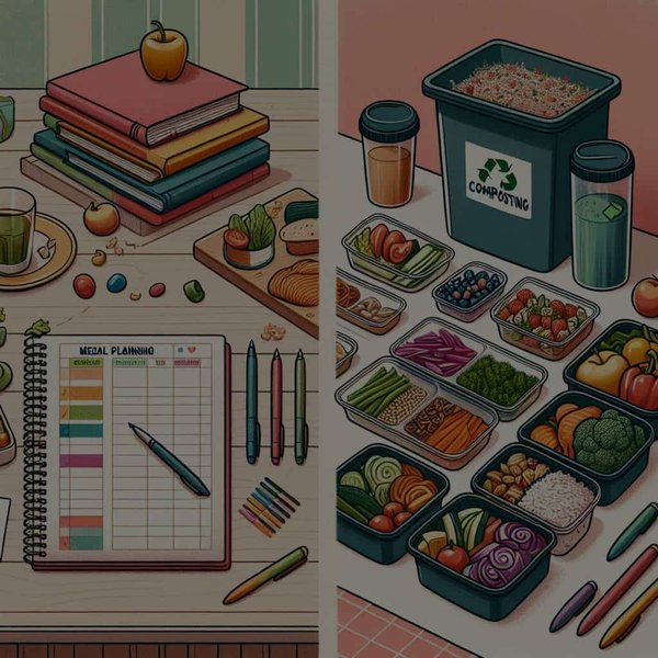 Comment la planification de repas peut-elle contribuer à une alimentation saine et à la réduction du gaspillage alimentaire ?